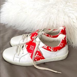 Authentic Louis Vuitton x supreme sneakers. Sz 9
